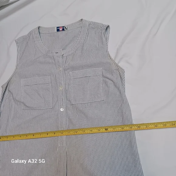 Vineyard Vines Women Size 8 Blue Striped Mini Dress - Picture 16 of 16